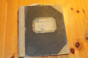 Min mors håndskrevne oppskriftbok